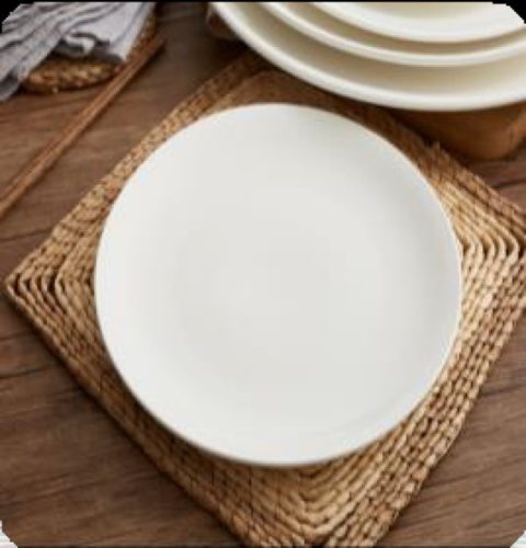 LAPOS TÁNYÉR PORCELÁN 25CM