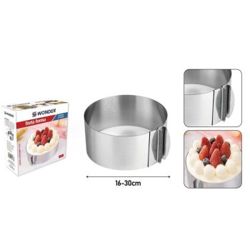 TORTA FORMA 6CM MAGAS 16-30CM