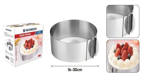 TORTA FORMA 8CM MAGAS 16-30CM