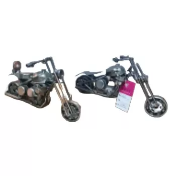 SZOBOR MOTOR FÉM