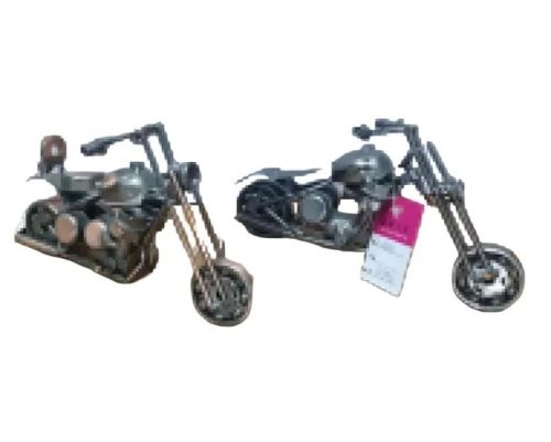 SZOBOR MOTOR FÉM
