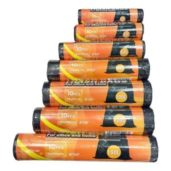 SZEMETESZSÁK 30L HÚZÓFÜLES 50X60CM 10DB/ROLL