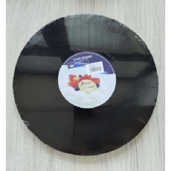 TORTAALÁTÉT 30CM V:12MM KEREK,  FEKETE