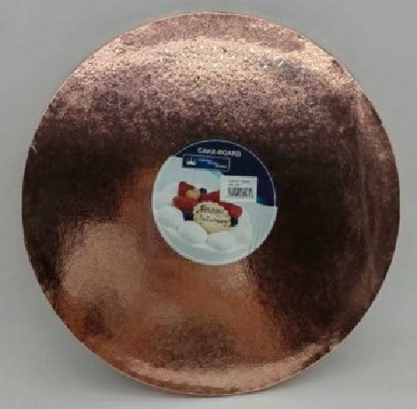 TORTAALÁTÉT 25CM V:12MM KEREK,  ROSEGOLD