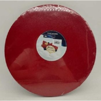 TORTAALÁTÉT 30CM V:12MM KEREK,  PIROS