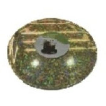 TORTAALÁTÉT 35CM  KEREK ARANY EZÜST HOLOGRAFIKUS