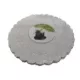 TORTAALÁTÉT 35CM KEREK, EZÜST