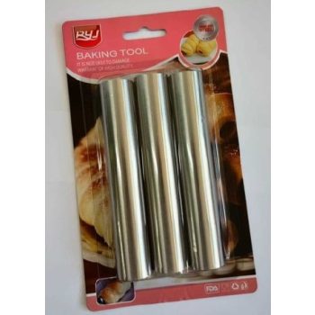 HABROLÓ CSŐ FÉM, CANOLLI 3DB-OS 12CM