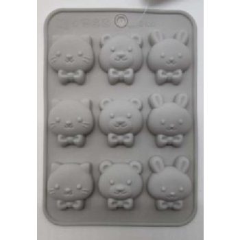 SZILIKON FORMA  ÁLLATOS 11X15,5CM