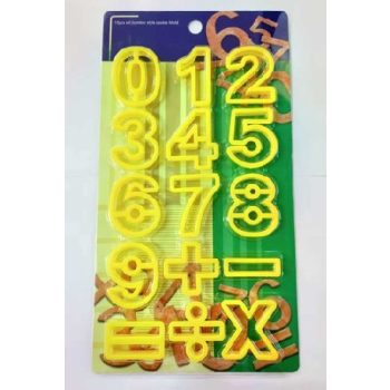 MARCIPÁN/FONDANT KISZÚRÓ SZÁMOS 15DB-OS