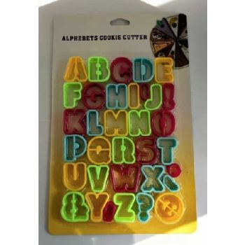 MARCIPÁN/FONDANT KISZÚRÓ BETŰS 30DB-OS