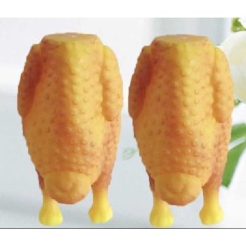 GUMIJÁTÉK CSIRKE CSIPOGÓS NAGY 18 CM