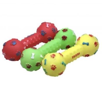 GUMIJÁTÉK CSIPOGÓS 3F. SZÍN  17CM