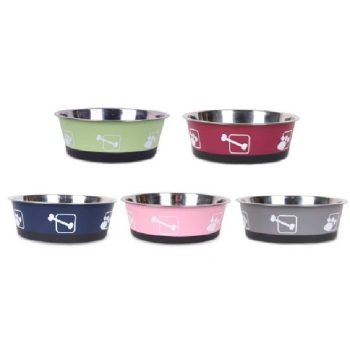 ETETŐ/ITATÓ TÁL 12CM CSÚSZÁSGÁTLÓ TÖBB FÉLE SZÍN