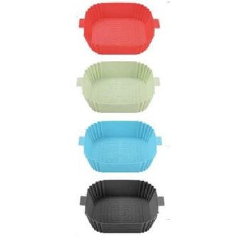 SÜTŐFORMA SZILIKON 20CM AIR FRYER, TÖBB FÉLE SZÍNBEN