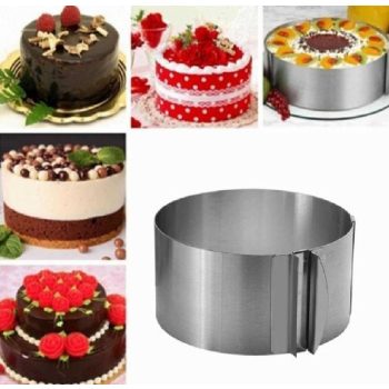 TORTAFORMA ÁLLÍTHATÓ 15-30CM, FÉM M:8CM