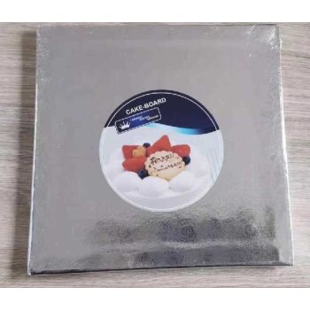 TORTAALÁTÉT EZÜST 28X28CM