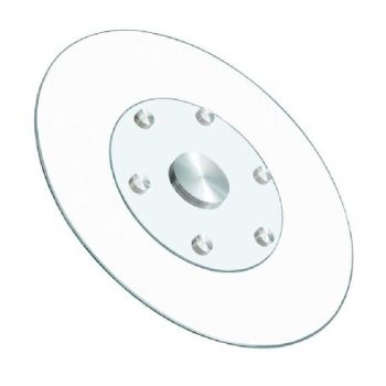 TORTAÁLLVÁNY 30CM ÜVEG