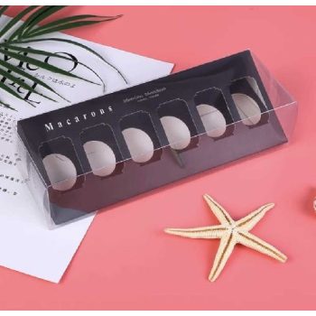MACARON DOBOZ 6 RÉSZES 10DB DOBOZ