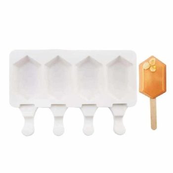 JÉGKRÉM FORMA HATSZÖG, SZILIKON