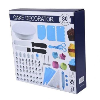 TORTADEKORÁCIÓS KÉSZLET 80DB-OS