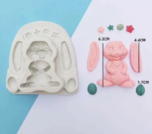 ÖNTŐFORMA FONDANT - HÚSVÉTI NYUSZI 7CM
