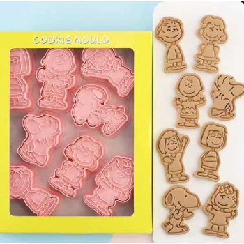 MARCIPÁN/FONDANT MINTÁZÓ 8DB-OS  MŰA. SNOOPY