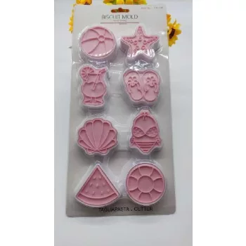 MARCIPÁN/FONDANT MINTÁZÓ MŰA. 8DB-OS STRAND