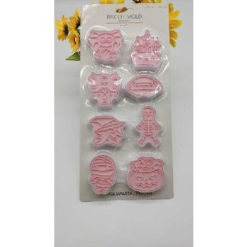 MARCIPÁN/FONDANT MINTÁZÓ MŰA. 8DB-OS HALLOWEEN