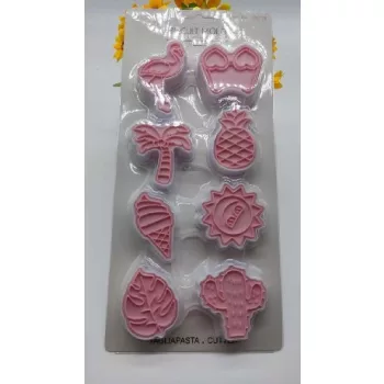 MARCIPÁN/FONDANT MINTÁZÓ MŰA. 8DB-OS "STRAND"