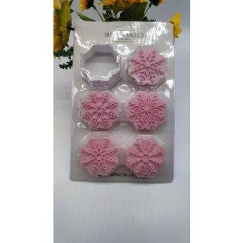 MARCIPÁN/FONDANT MINTÁZÓ MŰA. 6DB-OS HÓPEHELY