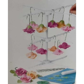 CUKORVIRÁG SZÁRÍTÓ ÁLLVÁNY MŰA.