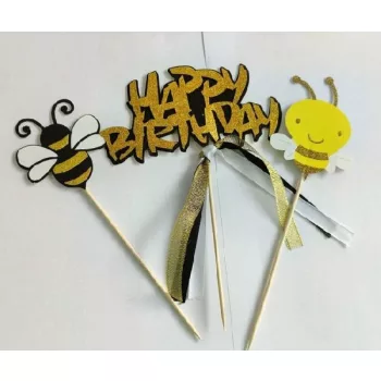 TORTADEKOR "HAPPY BIRTHDAY" MÉHECSKÉS