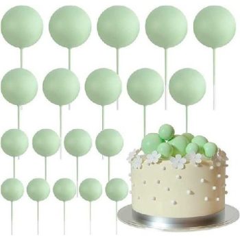 TORTADEKOR MENTAZÖLD GOLYÓ 20DB-OS 2/2,5/3/4CM