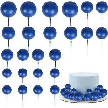 TORTADEKOR KÉK GOLYÓ 20DB-OS 2/2,5/3/4CM