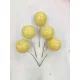TORTADEKOR SÁRGA GOLYÓ 20DB-OS 2/2,5/3/4CM