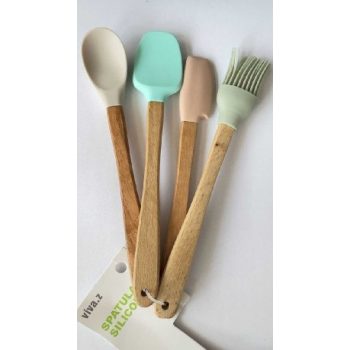 SPAUTLA SZETT 4DB SZILIKON/FA