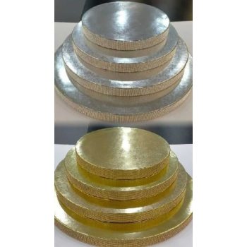   TORTAALÁTÉT KEREK 40CM ARANY/EZÜST VEGYES STRASSZKÖVES SZÉL