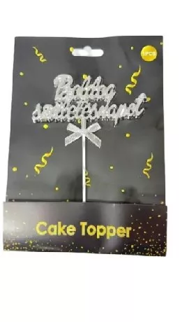 TORTADÍSZ "BOLDOG SZÜLETÉSNAPOT" EZÜST