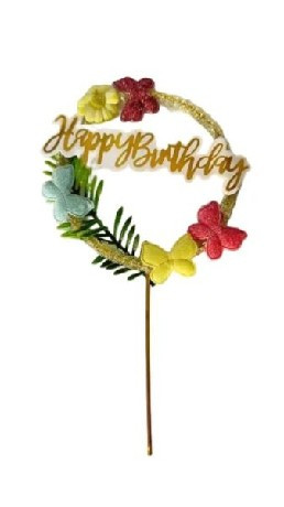 TORTADÍSZ "HAPPY BIRTHDAY" LEPKE KOSZORÚ