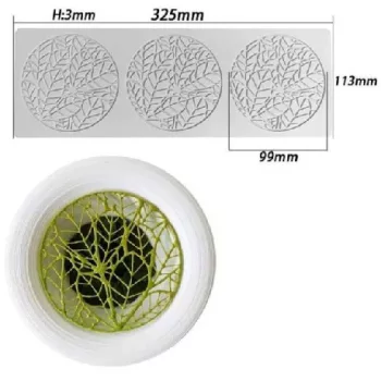 DEKOR SZILIKON FORMA 11,3X32,5CM D: 9,9CM