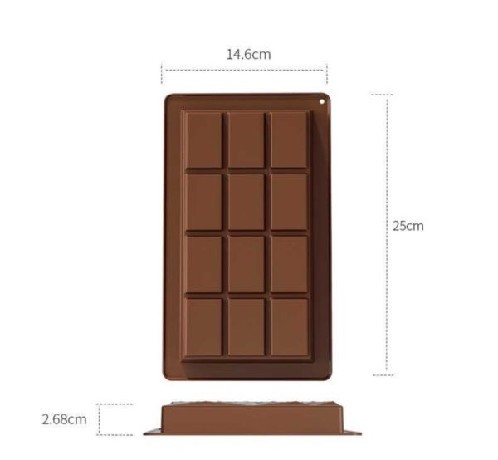 SZILIKON "DUBAI" CSOKOLÁDÉ FORMA 14,6*25CM