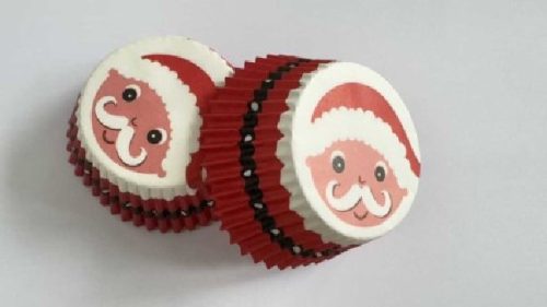 MUFFIN PAPÍR MIKULÁS 11CM 144DB-OS