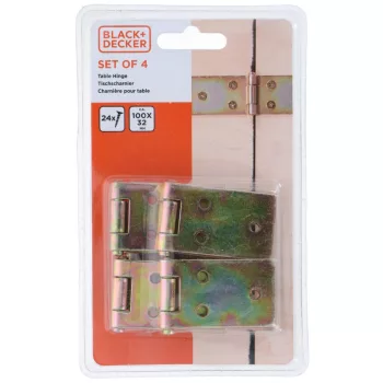 AJTÓPÁNT 4DB 24DB CSAVARRAL 10,1X3,2X0,15CM ACÉL