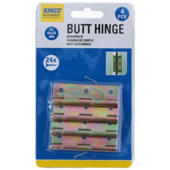 AJTÓPÁNT 4DB 24DB CSAVARRAL 6,4X3,4X0,1CM