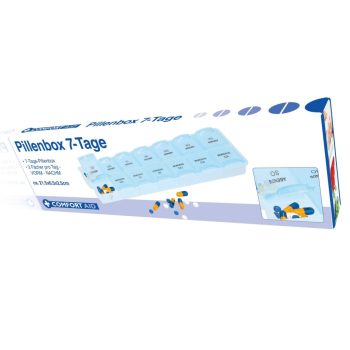 GYÓGYSZERADAGOLÓ 21,5X6,5X2,5CM 7NAP NÉMET