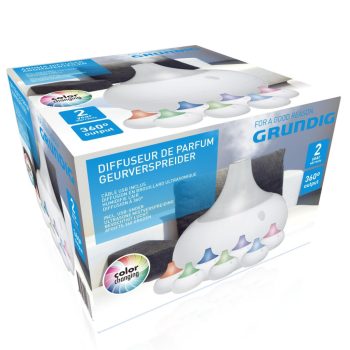   AROMATERÁPIÁS HANGULATLÁMPA SZÍNVÁLTÓS 16X8CM USB KÁBELLEL