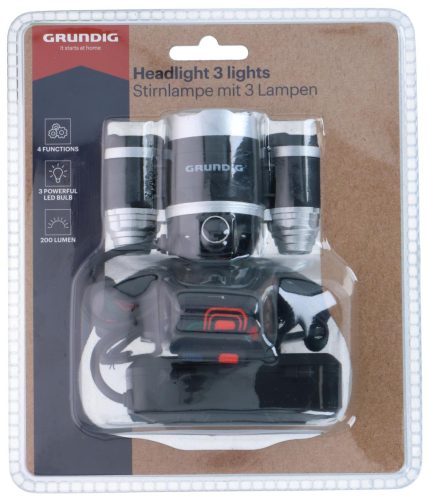 FEJLÁMPA 3LED LED 4XAA