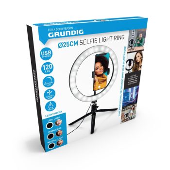 SELFIE LÁMPA 120LED 25CM ÁTMÉRŐ