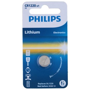 GOMBELEM (1DB) CR1220/00B  LÍTIUM 3.0V 12X2CM